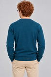 MAGLIONE UOMO BASILE GIROCOLLO BASICO LOGO LANA ART. BE0070