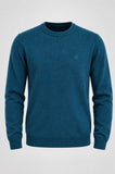 MAGLIONE UOMO BASILE GIROCOLLO BASICO LOGO LANA ART. BE0070