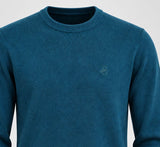 MAGLIONE UOMO BASILE GIROCOLLO BASICO LOGO LANA ART. BE0070