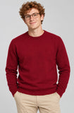 MAGLIONE UOMO BASILE GIROCOLLO BASICO LOGO LANA ART. BE0070