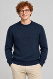 MAGLIONE UOMO BASILE GIROCOLLO BASICO LOGO LANA ART. BE0070