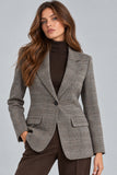 GIACCA DONNA GRIFFAY A QUADRI BOTTONE ART.DGP7481