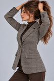 GIACCA DONNA GRIFFAY A QUADRI BOTTONE ART.DGP7481
