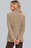 GIACCA DONNA GRIFFAY VELLUTO BOTTONE ART.DGF7483