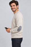 MAGLIONE UOMO SPORTING MARE GIROCOLLO TOPPE LANA ART. 2220/80