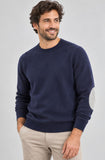 MAGLIONE UOMO SPORTING MARE GIROCOLLO TOPPE LANA ART. 2220/80