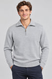 MAGLIONE UOMO SPORTING MARE MEZZA ZIP LANA ART. 2600/30Z