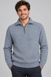 MAGLIONE UOMO SPORTING MARE MEZZA ZIP LANA ART. 2280/30Z