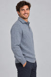 MAGLIONE UOMO SPORTING MARE MEZZA ZIP LANA ART. 2280/30Z