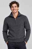 MAGLIONE UOMO SPORTING MARE MEZZA ZIP LANA ART. 2280/30Z