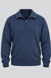 MAGLIONE UOMO SPORTING MARE TAGLIE OVER MEZZA ZIP LANA ART. 2600/30ZOS