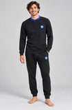 PIGIAMA UOMO INTER SERAFINO POLSINI CALDO COTONE ART. T10 1225