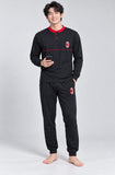 PIGIAMA UOMO MILAN SERAFINO POLSINI CALDO COTONE ART. T10 1235