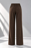PANTALONI DONNA GRIFFAY PALAZZO ZIP E BOTTONE ART.DGF7450