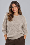 MAGLIONE DONNA RIVA TRICOT LAVORATO ART.B515800