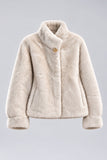 GIACCONE DONNA VIRGINIABLU ECOPELLICCIA TASCHE ART. MAEVA-59C