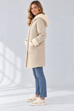 CAPPOTTO DONNA VIRGINIABLU ECOMONTONE CAPPUCCIO TASCHE ART. BABE-14L