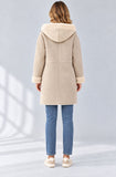 CAPPOTTO DONNA VIRGINIABLU ECOMONTONE CAPPUCCIO TASCHE ART. BABE-14L