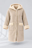 CAPPOTTO DONNA VIRGINIABLU ECOMONTONE CAPPUCCIO TASCHE ART. BABE-14L