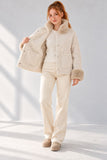 GIACCONE DONNA VIRGINIABLU ECOMONTONE TASCHE ART. PEANUT-71C