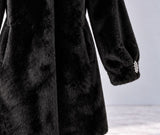 CAPPOTTO DONNA VIRGINIABLU ECOPELLICCIA CAPPUCCIO TASCHE ART.SMILE-59M