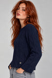 MAGLIONE DONNA RIVA TRICOT LAVORATO TRECCE ART.B5153308