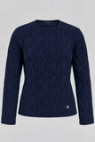 MAGLIONE DONNA RIVA TRICOT LAVORATO TRECCE ART.B5153308