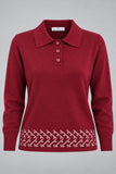 MAGLIONE POLO ANNALISA BINETTI MISTO LANA DONNA ART 2654
