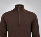 MAGLIONE UOMO COVERI LUPETTO MEZZA ZIP VISCOSA LOGO ART. TR1722