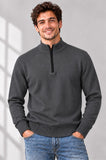 MAGLIONE UOMO COVERI LUPETTO MEZZA ZIP VISCOSA ART. TR5291