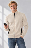MAGLIONE UOMO COVERI FULL ZIP TASCHE VISCOSA ART. TR5292