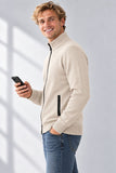 MAGLIONE UOMO COVERI FULL ZIP TASCHE VISCOSA ART. TR5292