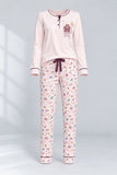 PIGIAMA DONNA ENRICO COVERI SERAFINO INTERLOK COTONE ART. EP6307