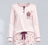 PIGIAMA DONNA ENRICO COVERI SERAFINO INTERLOK COTONE ART. EP6307