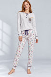PIGIAMA DONNA ENRICO COVERI SERAFINO INTERLOK COTONE ART. EP6307