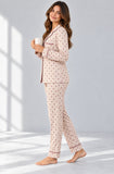 PIGIAMA DONNA ENRICO COVERI APERTO TASCHINO INTERLOK COTONE ART. EP6302