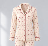 PIGIAMA DONNA ENRICO COVERI APERTO TASCHINO INTERLOK COTONE ART. EP6302