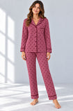 PIGIAMA DONNA ENRICO COVERI APERTO TASCHINO INTERLOK COTONE ART. EP6302