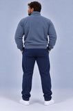 TUTA UOMO CAMPAGNOLO TAGLIE OVER COMPLETO DUE PEZZI FULL ZIP ART.8Q78598