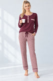 PIGIAMA DONNA ENRICO COVERI SERAFINO INTERLOK COTONE ART. EP6295
