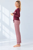 PIGIAMA DONNA ENRICO COVERI SERAFINO INTERLOK COTONE ART. EP6295