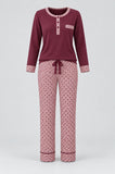 PIGIAMA DONNA ENRICO COVERI SERAFINO INTERLOK COTONE ART. EP6295