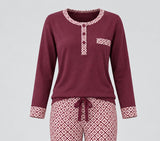 PIGIAMA DONNA ENRICO COVERI SERAFINO INTERLOK COTONE ART. EP6295