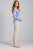 PIGIAMA DONNA ENRICO COVERI APERTO INTERLOK COTONE ART. EP6297