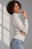 MAGLIONE DONNA VALERIE LANA MERINO DOLCEVITA ART.1318