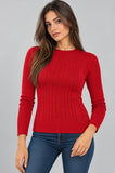 MAGLIONE DONNA VALERIE GIROCOLLO LANA MERINO ART.1285