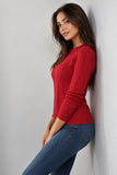 MAGLIONE DONNA VALERIE GIROCOLLO LANA MERINO ART.1285