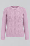 MAGLIONE DONNA VALERIE GIROCOLLO TRAFORATO LAVORATO ART.IDW1286