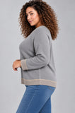 MAGLIONE DONNA GAIA B OVER GIROCOLLO LUREX ART.401
