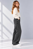 PANTALONE RAGAZZINA LOSAN DENIM WIDE LEG ART.L26WGO907